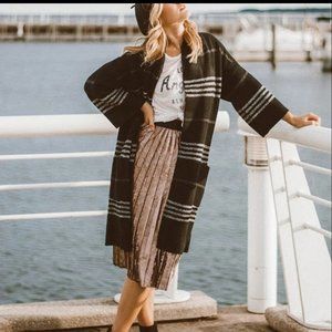 Lovestitch Amara Striped Coatagin